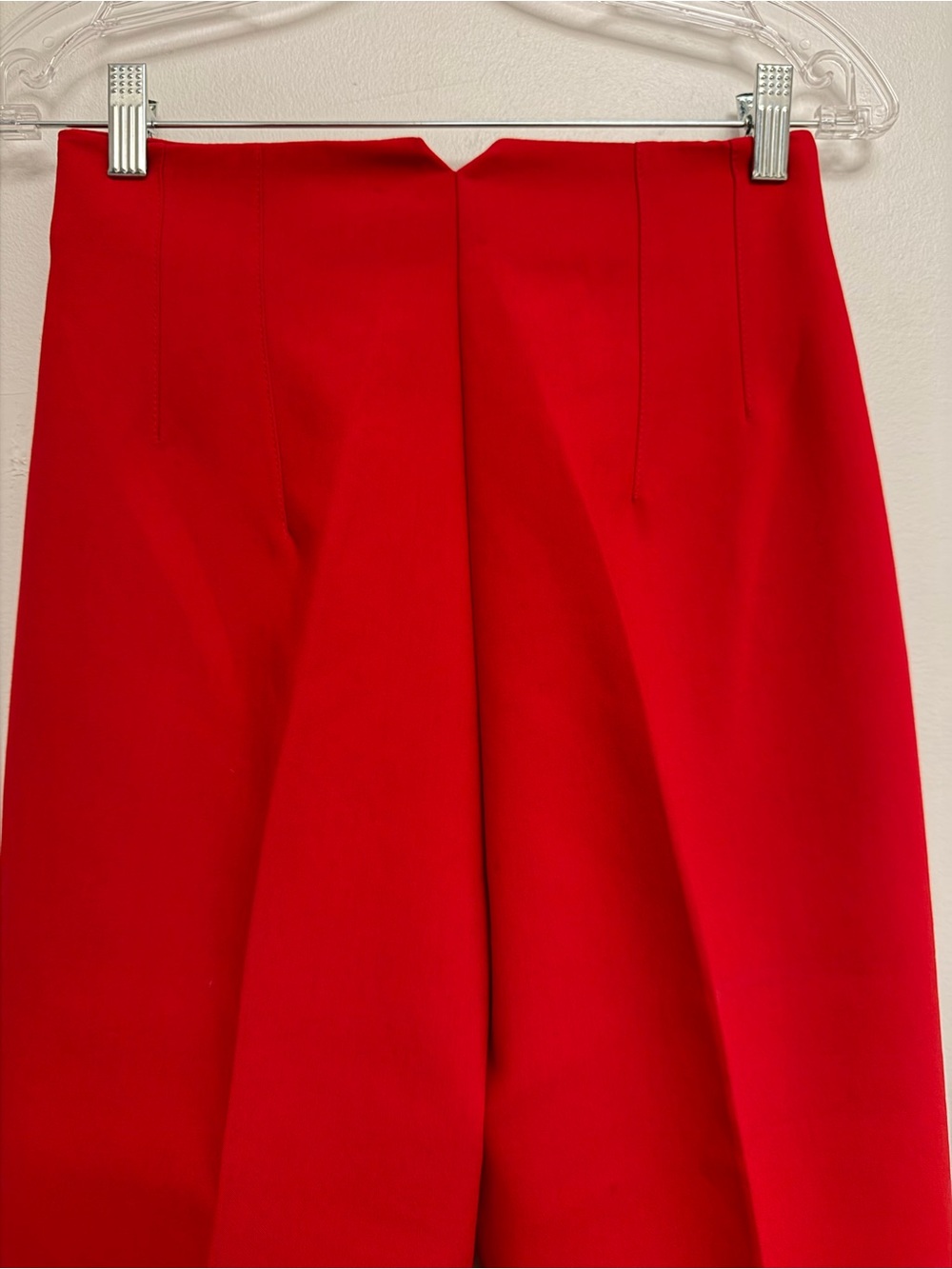 Zara Red Sleeveless Double-Breasted Blazer & Tapered Pants Set - Picture 8 of 12